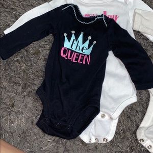 bundle of 3 long sleeve onesies